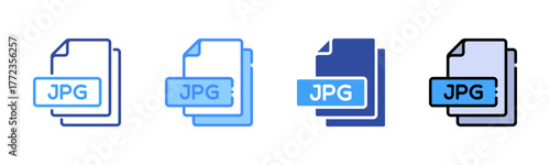 Jpg Multi Style Icon Set