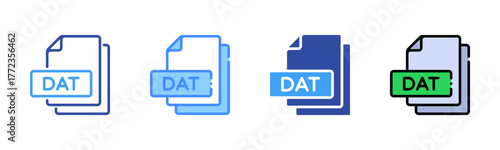Dat Multi Style Icon Set