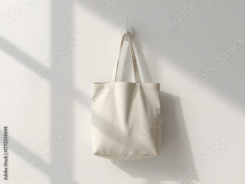 white blank totebag