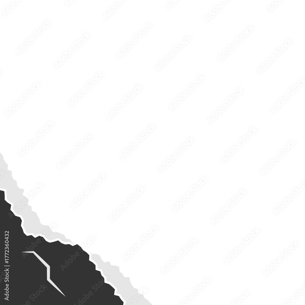 Fototapeta premium Ripped Paper Corner