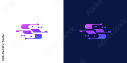 collection of initial S vector design logo templates Very suitable for use in business consulting and technology companies	