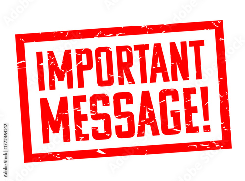 Important message