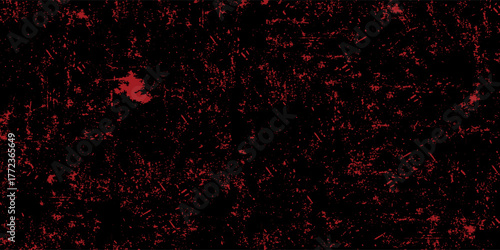 Perfect red horror scary background. Old wall texture cement black red background. Abstract dark red watercolor vector