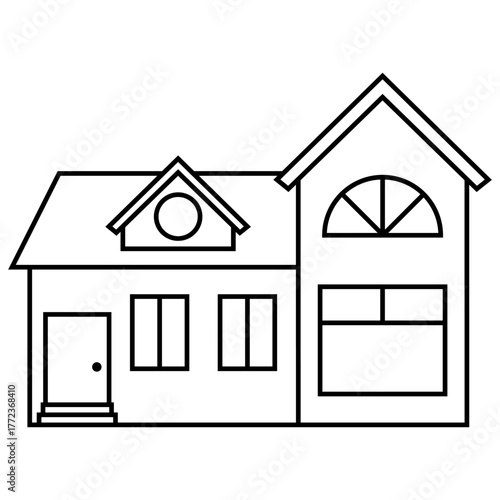 House icon vector set. Home illustration sign collection. Building symbol. Hotel logo. Houses set of web icons. Home for web and mobile app