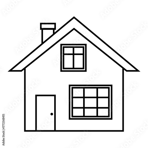 House icon vector set. Home illustration sign collection. Building symbol. Hotel logo. Houses set of web icons. Home for web and mobile app