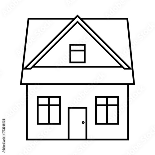 House icon vector set. Home illustration sign collection. Building symbol. Hotel logo. Houses set of web icons. Home for web and mobile app