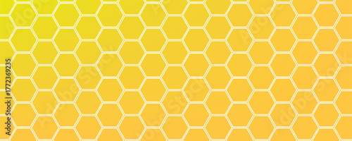 Texture geometric honeycomb pattern. Abstract yellow Hexagon seamless pattern on background. with copy space. Simple elements of design for creation of more difficult ideas.