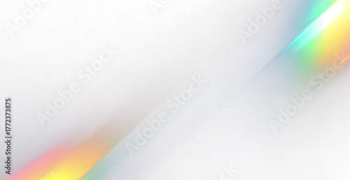 Prism light disperses rainbow colors in multiple directions. Lens flare adds sparkle and realistic glow. Perfect for fantasy or festive backgrounds. PNG