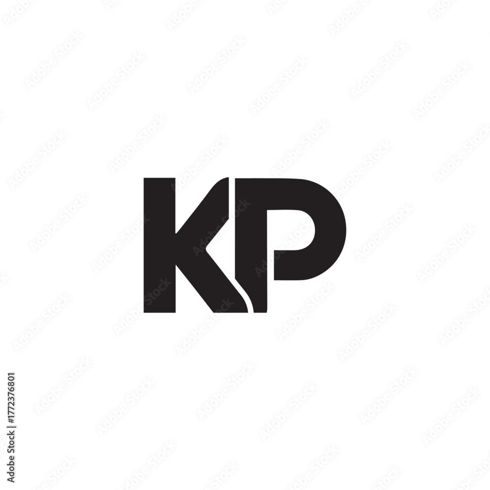 Fototapeta premium Logo KP Simple Symbols Modern