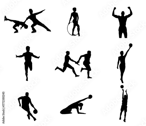 icon sport silhouette