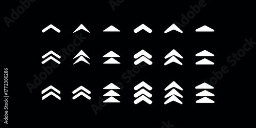 Swipe icon set. Swipe up arrow icons. Arrow buttons for social media. Scroll pictogram. Web icons. Vector illustration. Concepts for Web and Mobile Applications Blue color. Eps 10.