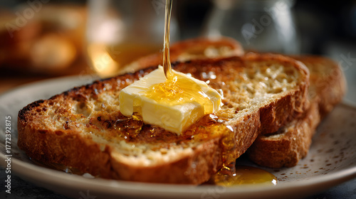 HoneyButterToastOnPlate