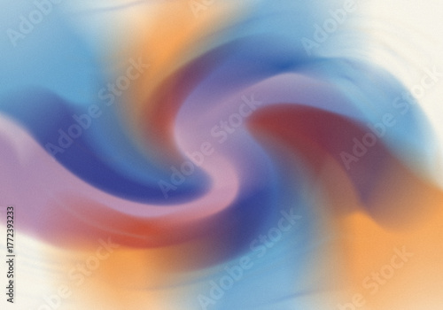 Gradient Overlapping Ovals with Curved Lines and Small Dots on Light Background