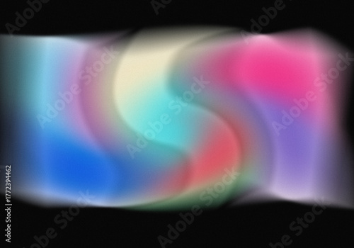 Abstract Colorful Gradient Blur Backgrounds Set with Blue Pink Red Colors