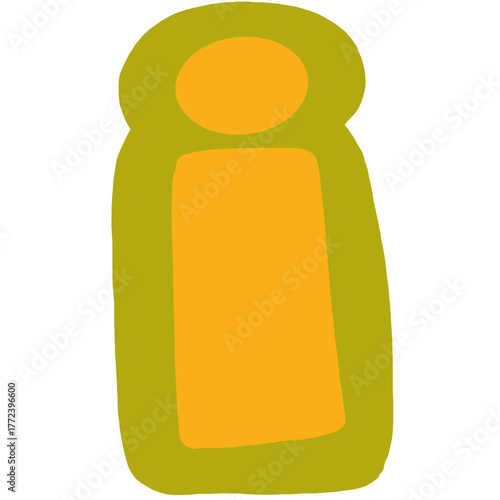 scrapbook alphabet journaling stickers - alphabet illustration letter