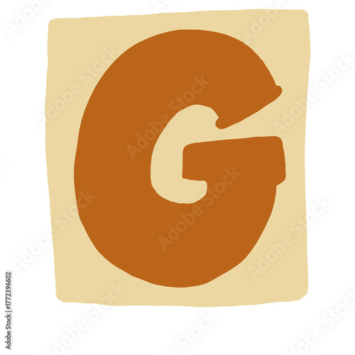 scrapbook alphabet journaling stickers - alphabet illustration letter