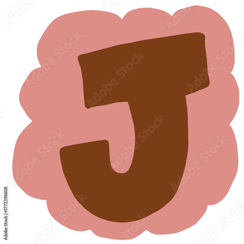 scrapbook alphabet journaling stickers - alphabet illustration letter