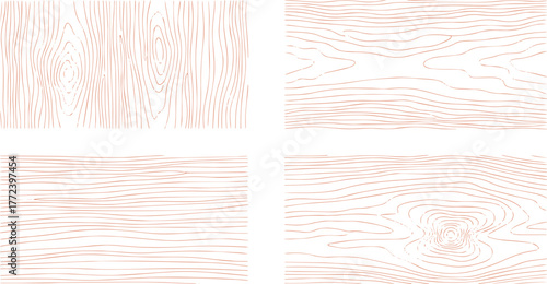 Realistic wood grain textures for backgrounds and design projects, natural patterns