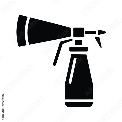 Flat Vector Icon of Paint Sprayer