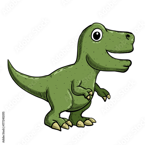 Cartoon tyrannosaurus