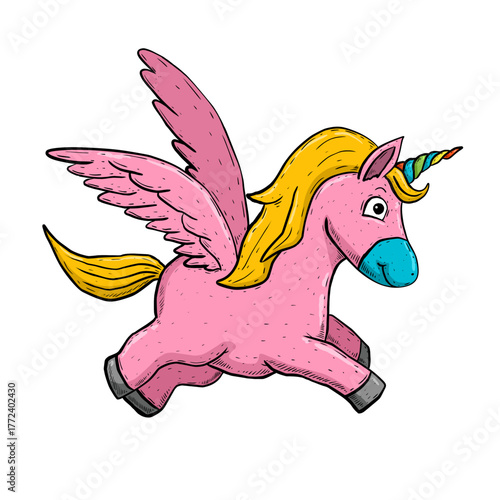 illustration of unicorn