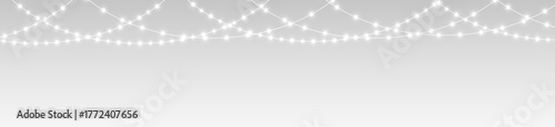 Garland png festive glowing string for decoration.
