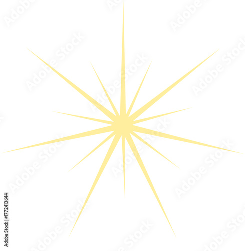 Yellow Starlight Illustration