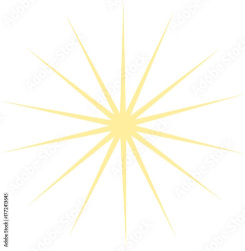 Yellow Starlight Illustration