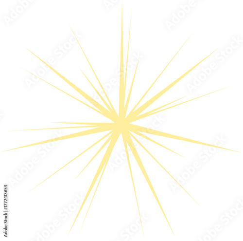Yellow Starlight Illustration