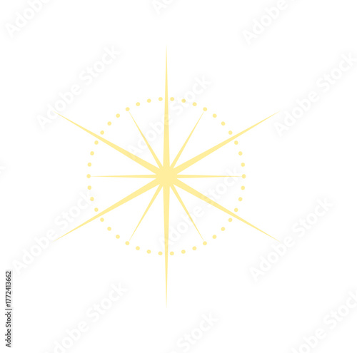 Yellow Starlight Illustration