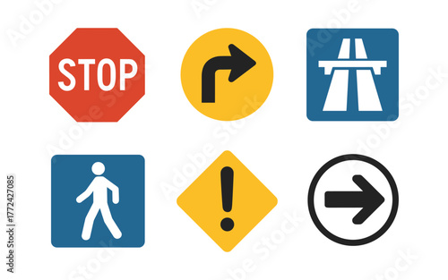 Diverse traffic signs collection for road safety awareness and education