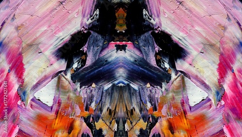 Abstract art background . Hand painting artwork on canvas .