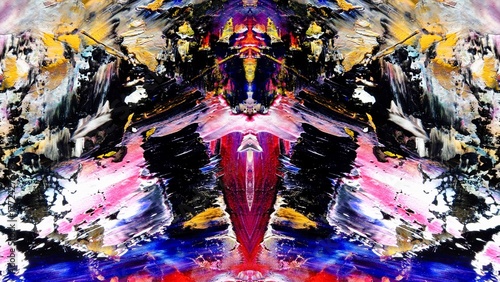 Abstract art background . Hand painting artwork on canvas .