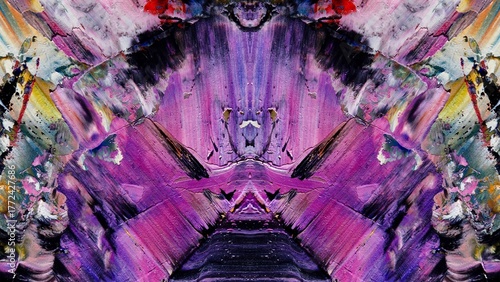 Abstract art background . Hand painting artwork on canvas .