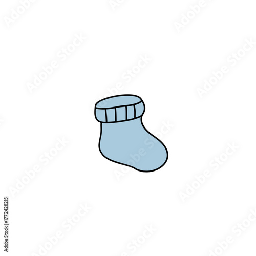 baby sock for newborn boy blue