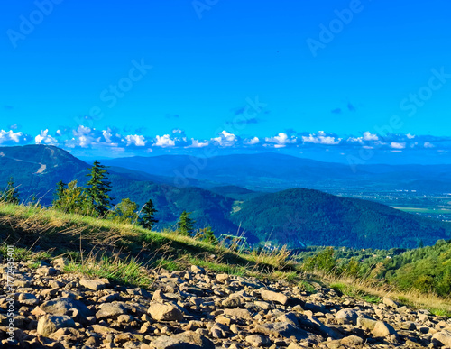 Fototapeta Naklejka Na Ścianę i Meble -  Beskides Mountains in Poland.