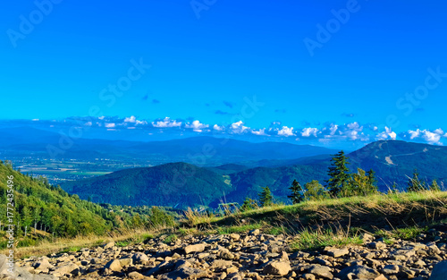 Fototapeta Naklejka Na Ścianę i Meble -  Beskides Mountains in Poland.