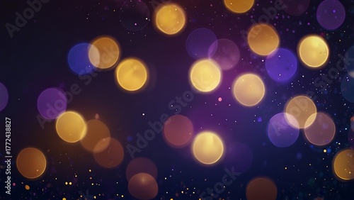 abstract background with bokeh lights