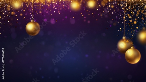 abstract background with bokeh lights