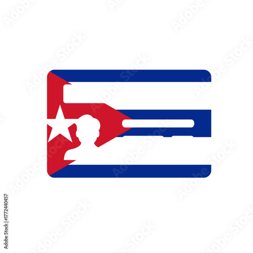 Cuba Male Id Card In Icon 39