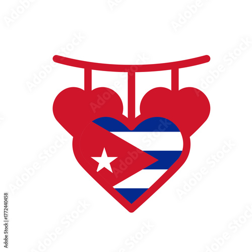 Cuba Love Banner In Icon
