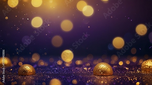 abstract background with bokeh lights