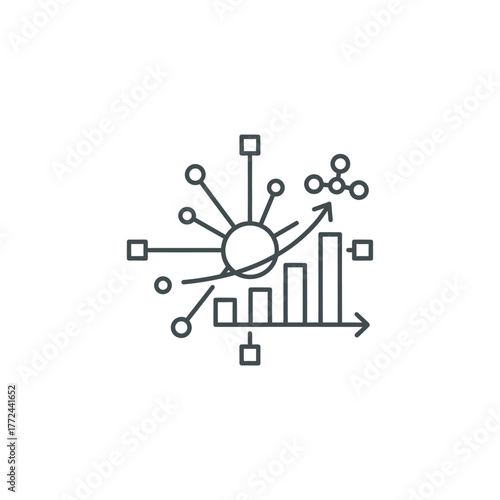 Data connections grow visualizing information clearly