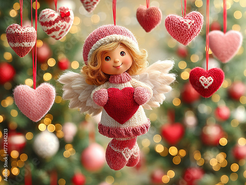 a delicate vintage Christma...
