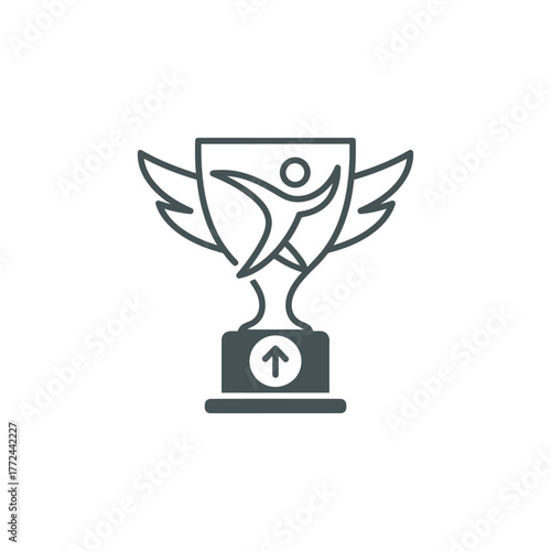 Winning trophy showcases upward progress