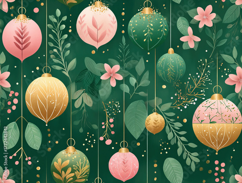 a seamless Christmas backgr...