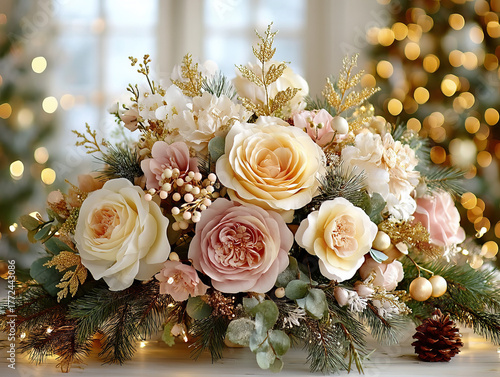 an elegant Christmas tree