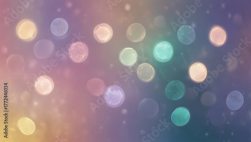abstract background with bokeh lights