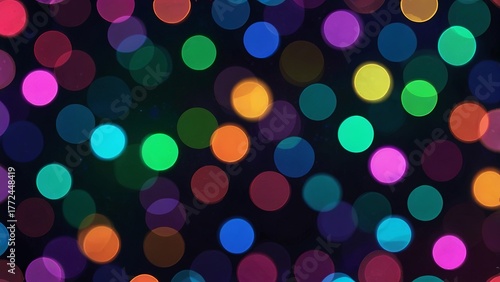 abstract background with bokeh lights