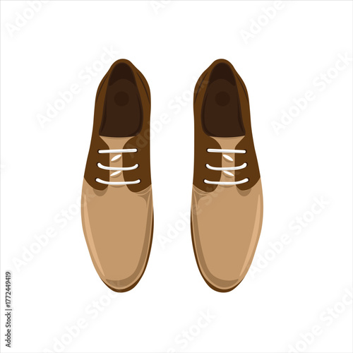 a pair of brown shoes